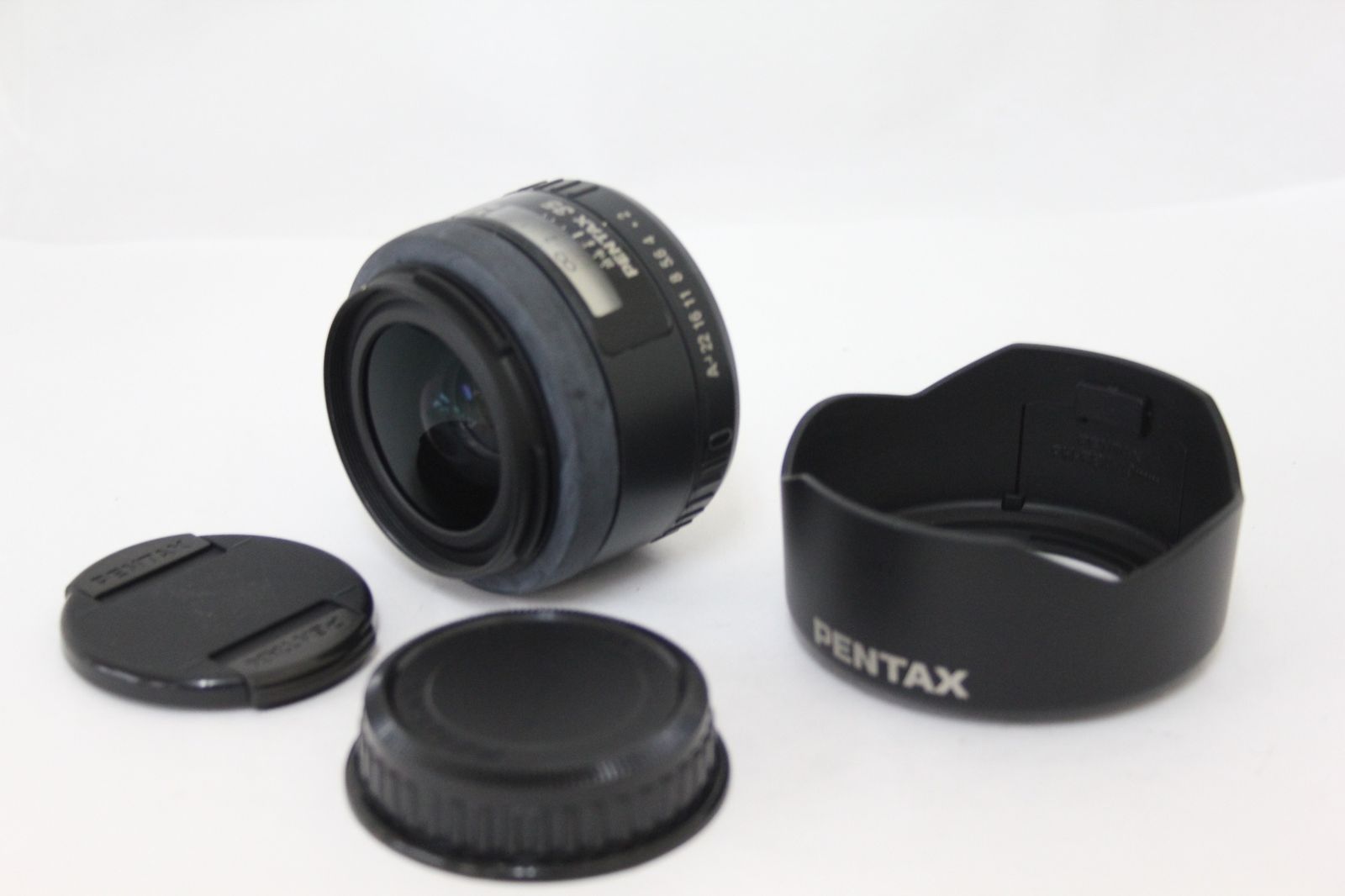 返品保証 ペンタックス Pentax 35 smc Pentax-FA 35mm F2 AL フード 前後キャップ付き レンズ e33