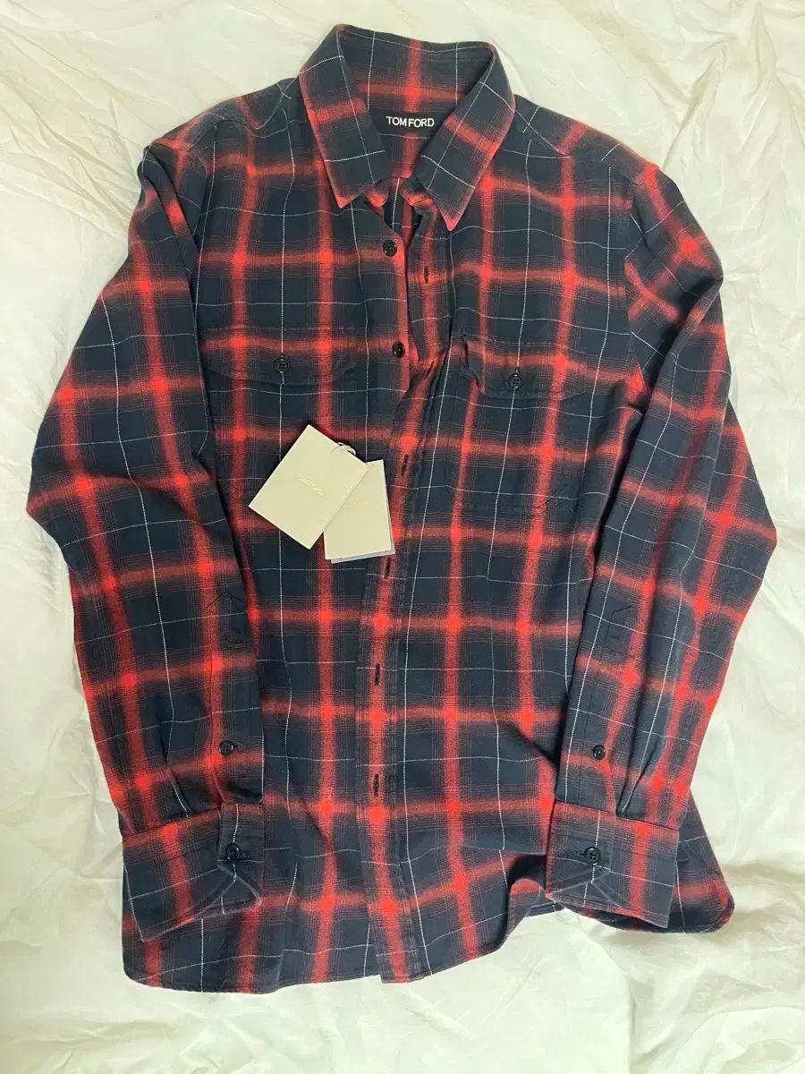 TOM FORD(トムフォード) フランネル シャツ チェック柄 TOM FORD(トム