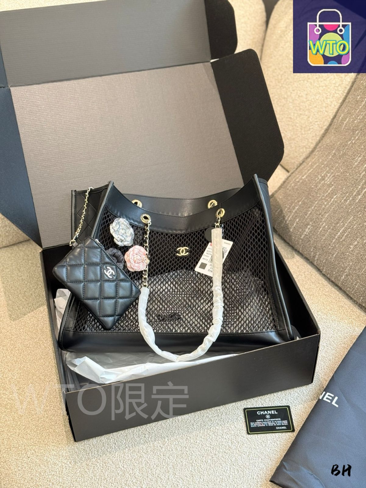 25S オシャレを格上げ♡CHANEL メッシュバッグ ラウンド 25S オシャレを格上げ♡CHANEL メッシュバッグ ラウンド