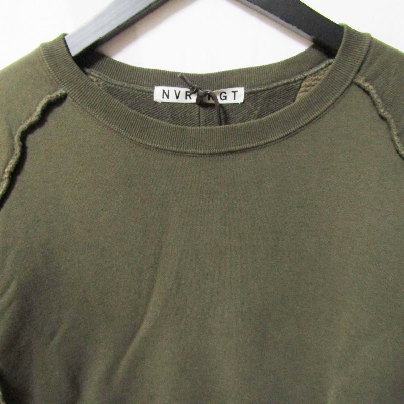 未使用 NVRFRGT ネヴァーフォーゲット クルーネック スウェット