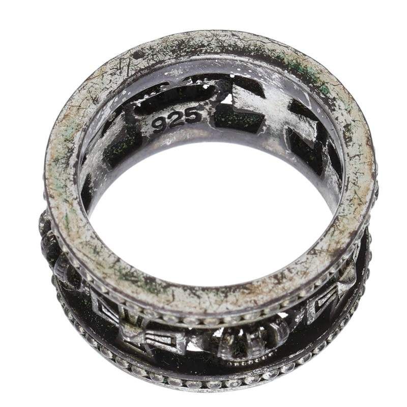 ジャスティンデイビス SRJ175 MEDIEVAL WEDDING BAND シルバー