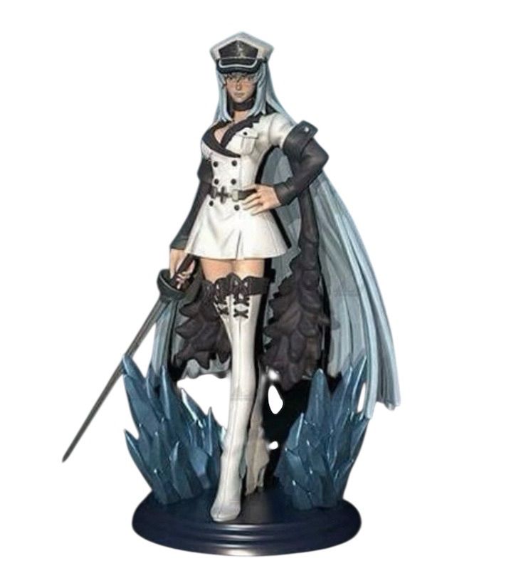 1/8 ガレージキット フィギュア 未塗装 アカメが斬る エスデス 25cm