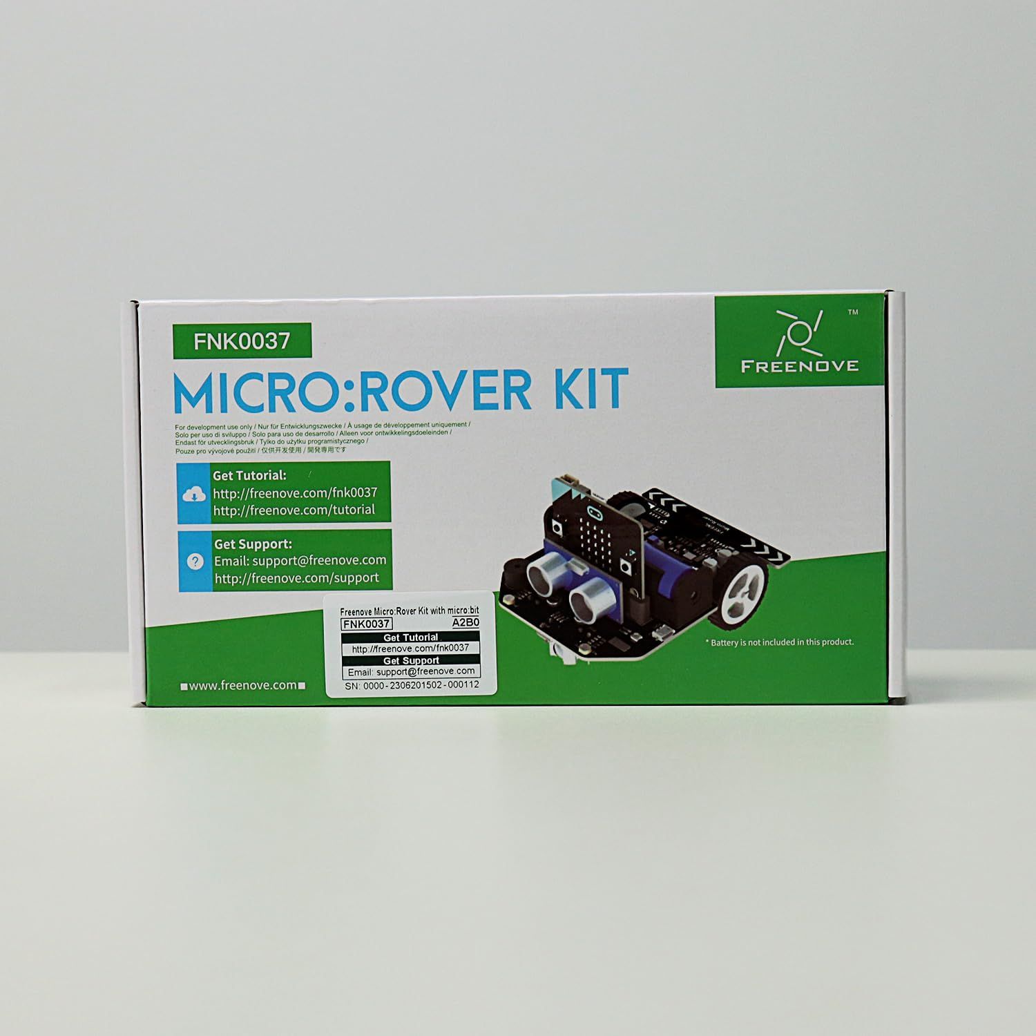 Micro:Rover Kit Freenove for BBC micro:bit (V2 付属)、障害物回避