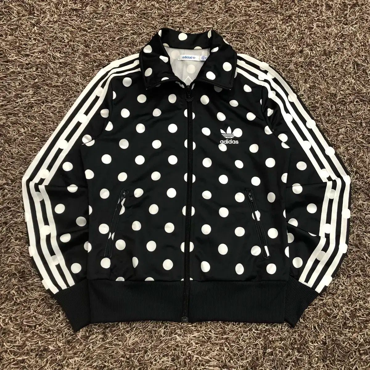 90 adidas アディダス ファイヤーバード 水玉模様 ジャージ トラックトップス ジャージ
