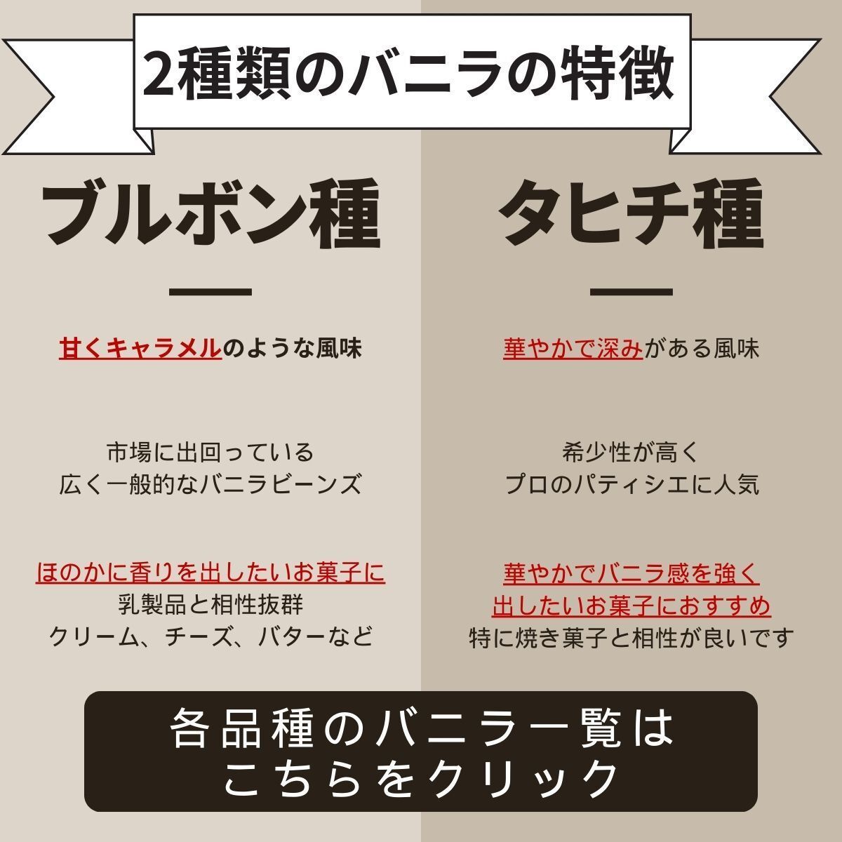 タヒチ種バニラビーンズ 500g 通常グレード 135cm以上
