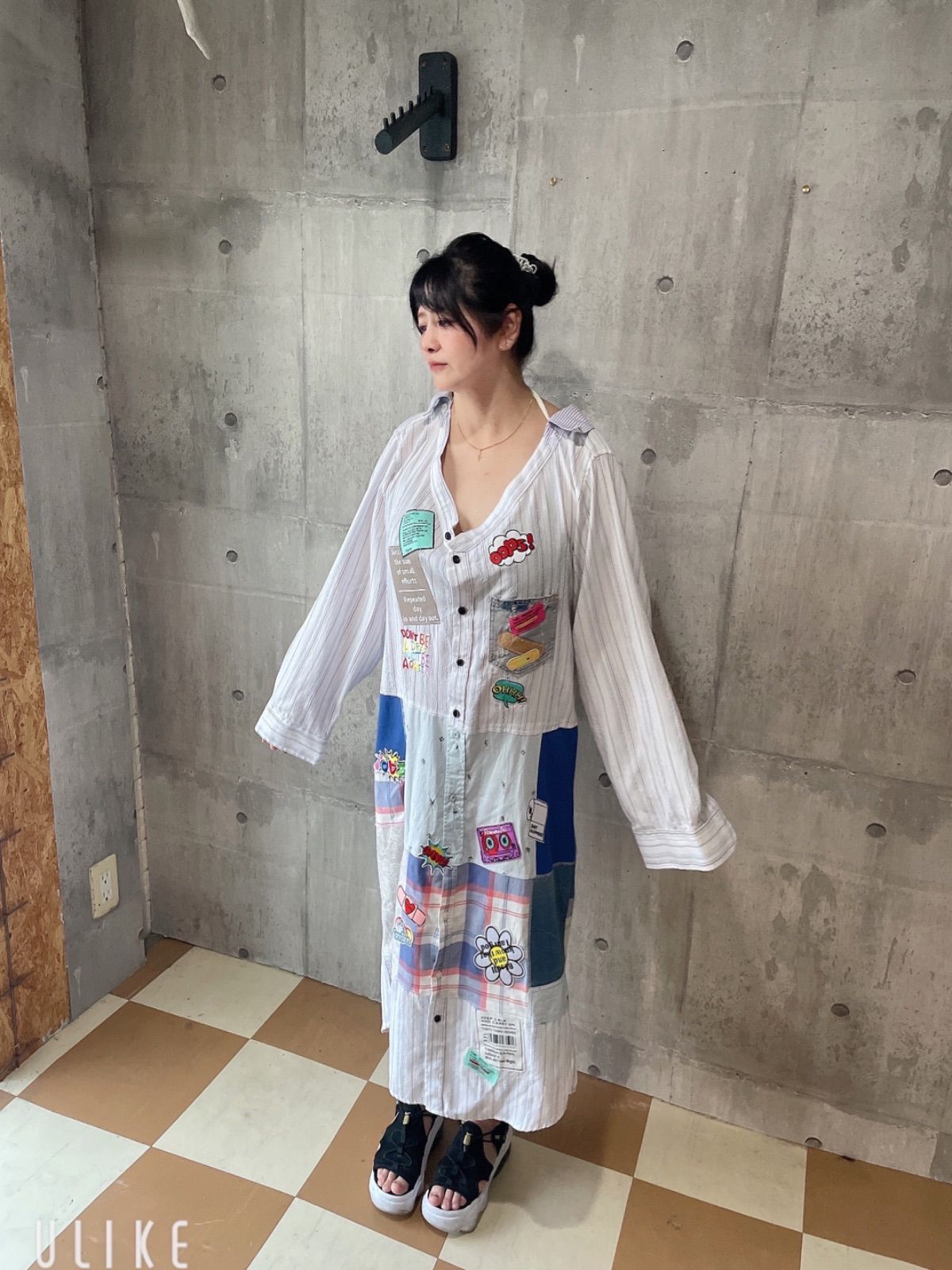 KISS バンド　リメイクワンピース　US古着　ヴィンテージ KISS バンド リメイクワンピース US古着 ヴィンテージ t シャツ