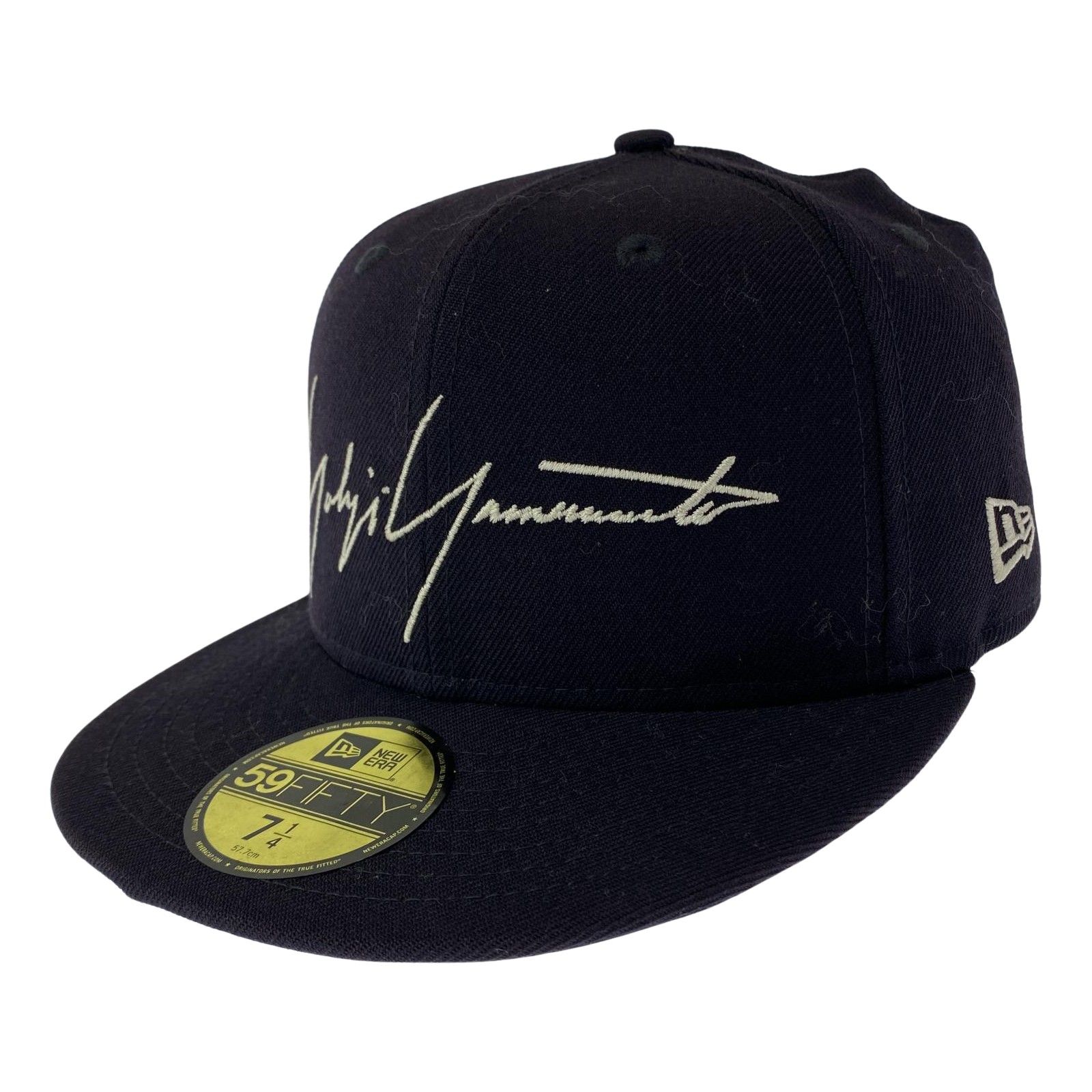 NEW ERA ニューエラ ×YOHJI YAMAMOTO 刺繍 59FIFTYキャップ|ネイビー