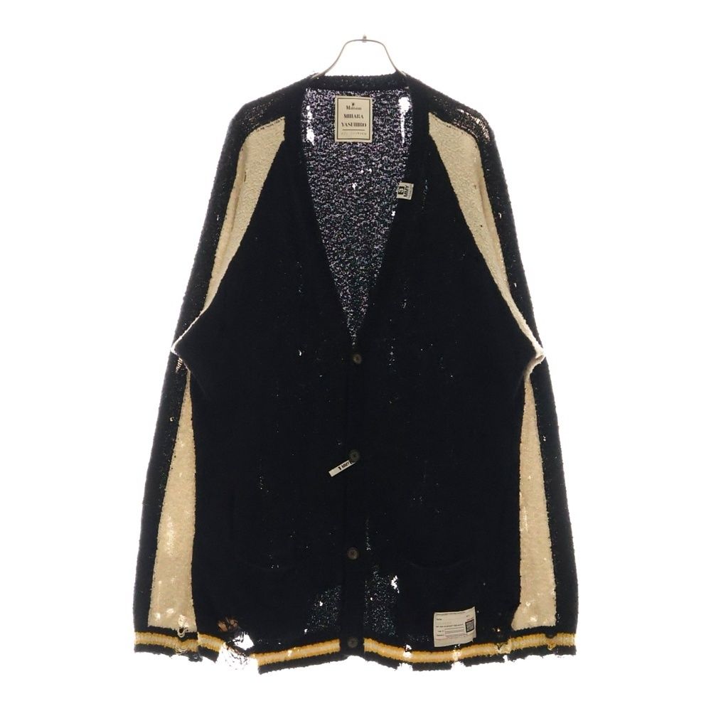 MIHARAYASUHIRO クラッシュカーディガン Maison MIHARA YASUHIRO - 【24AW】ディストレスド ニット