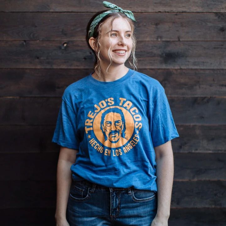 トレホタコス ブルー Tシャツ ダニートレホ マチェーテ - メルカリ
