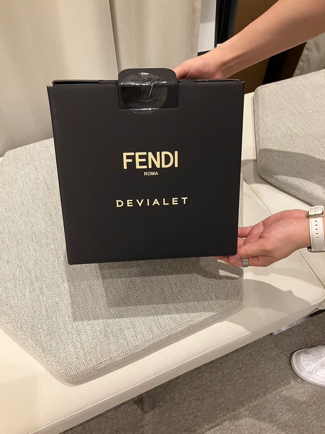 FENDI 新品未使用　ブラウンFFファブリック ポータブルスピーカー