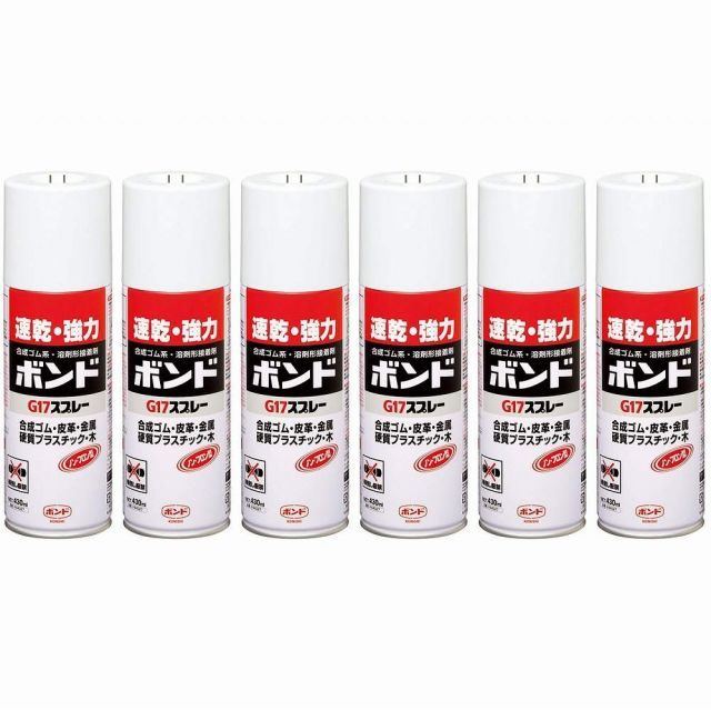 コニシ ボンドＧ１７スプレー ４３０ｍｌ ＃６４０２７ 6個セット
