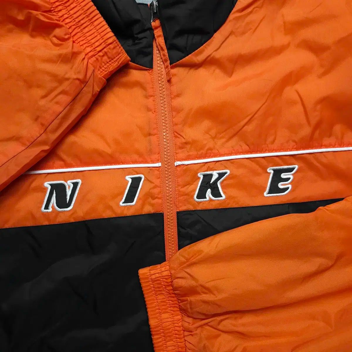 00s Nike(ナイキ） オールドスクール ビッグロゴ バイカラー ジャケット