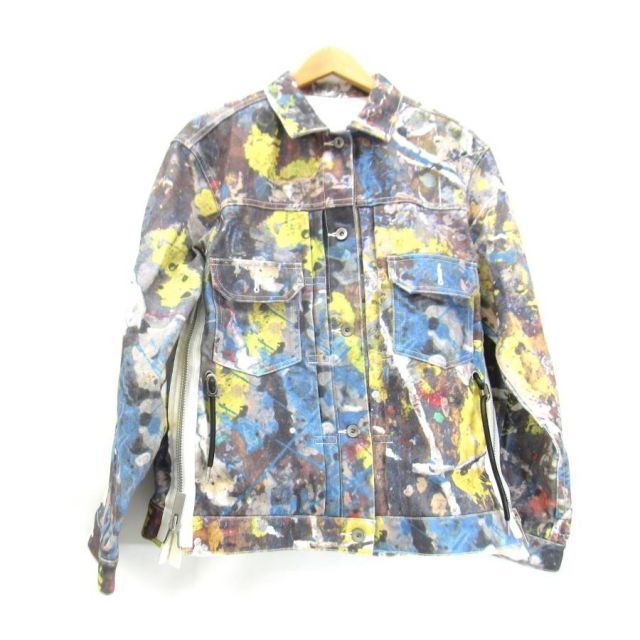 sacai サカイ ×Jackson Pollock デニムジャケット - メルカリ
