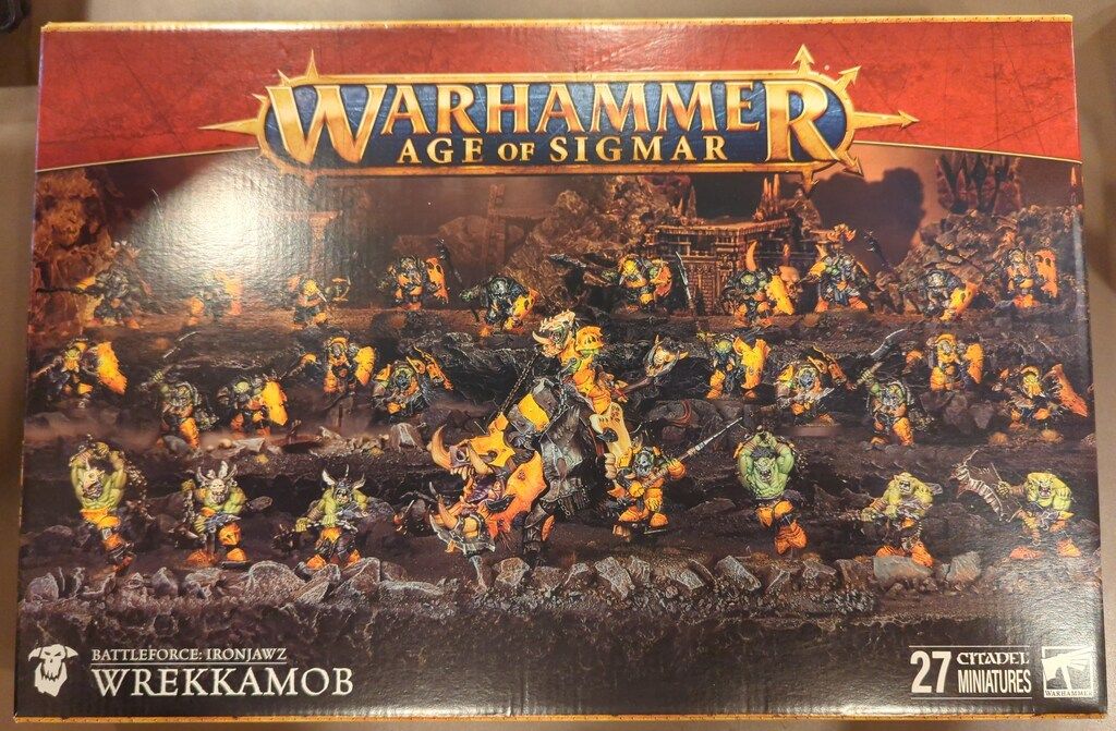 GAMESWORKSHOP WARHAMMER Age of Sigmar Ironjawz WREKKAMOB - メルカリ
