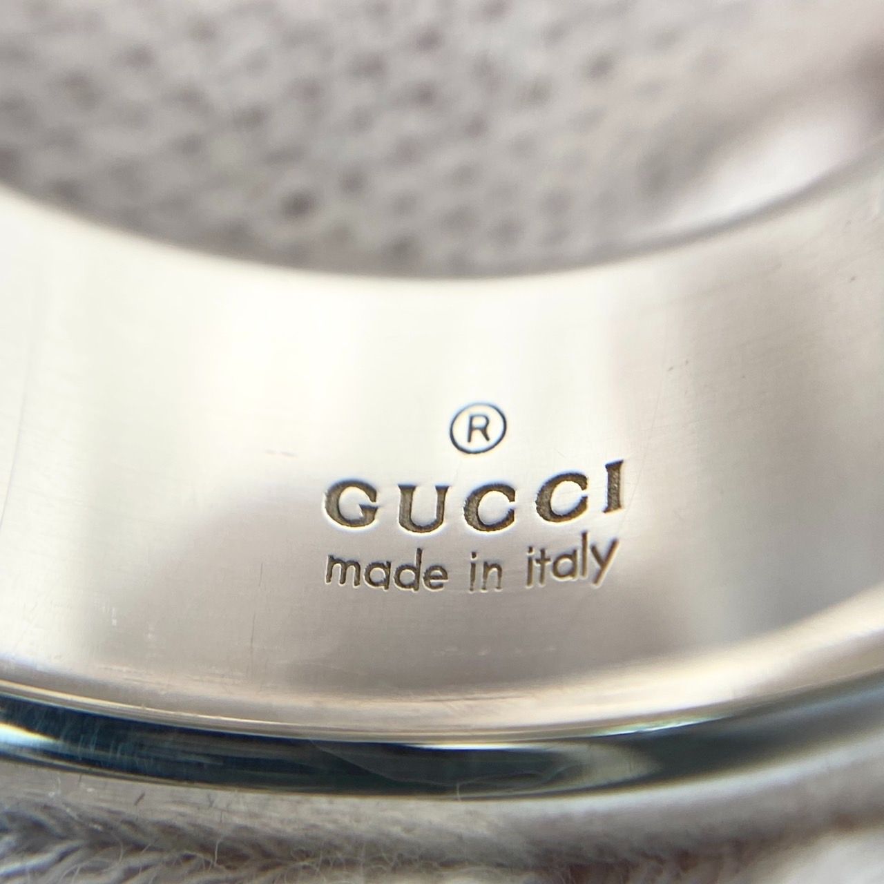 美品 GUCCI グッチ ヴィンテージ ロゴ クラシック シルバー