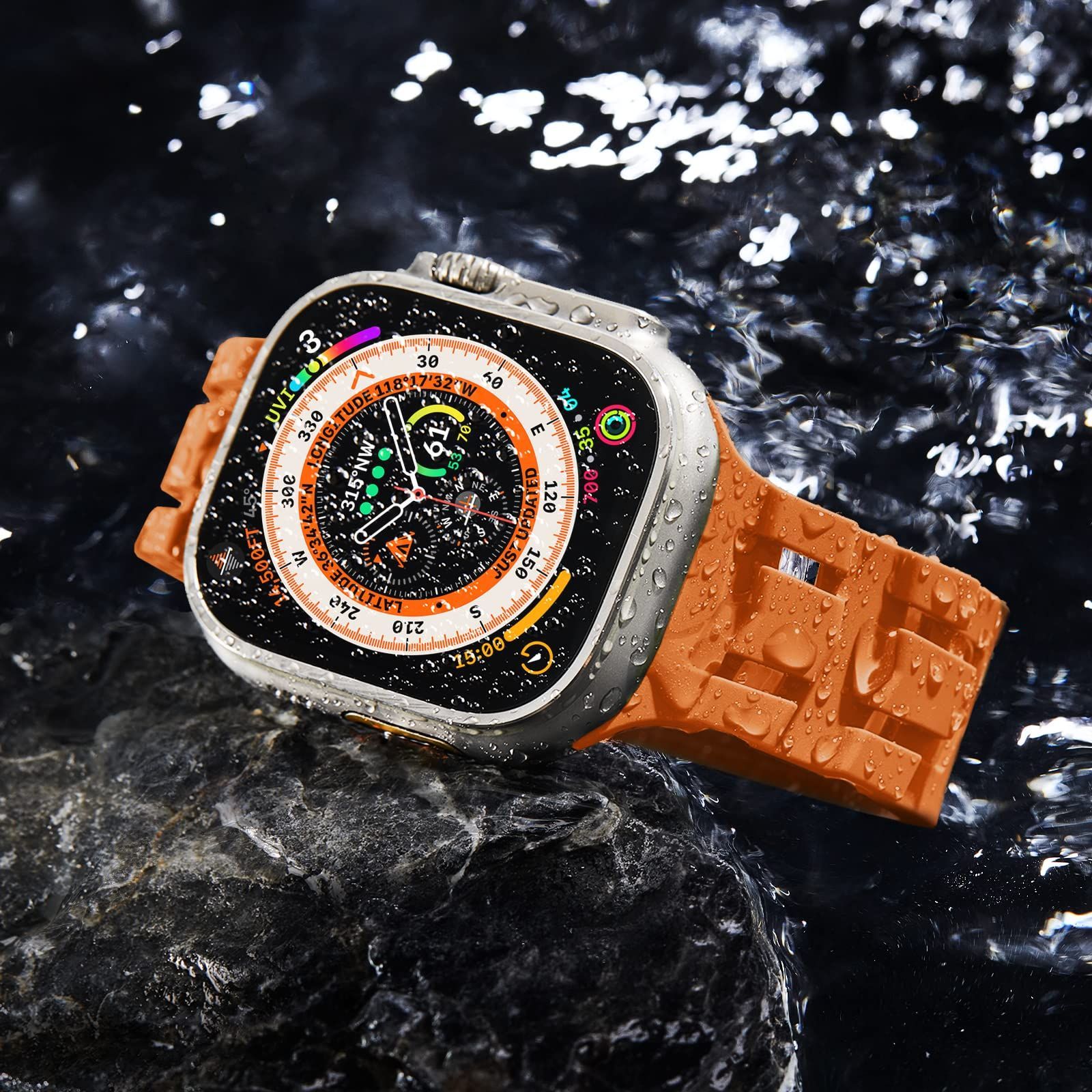 アップルウォッチ バンド 防水 apple watch バンド シリーズ ultra2 10 