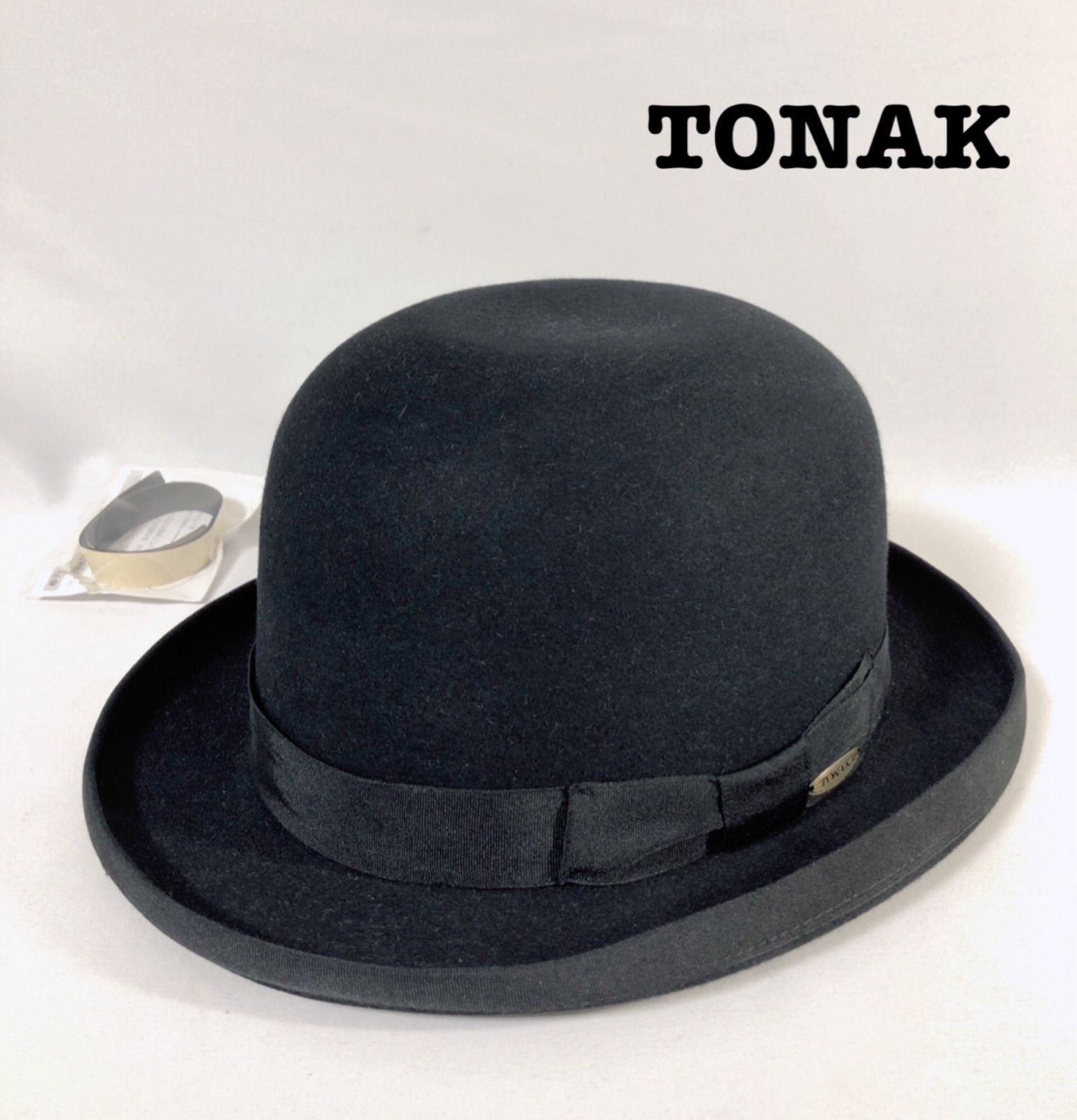 新品未使用 美品 高級 TONAK トナック ボーラーハット ウール100