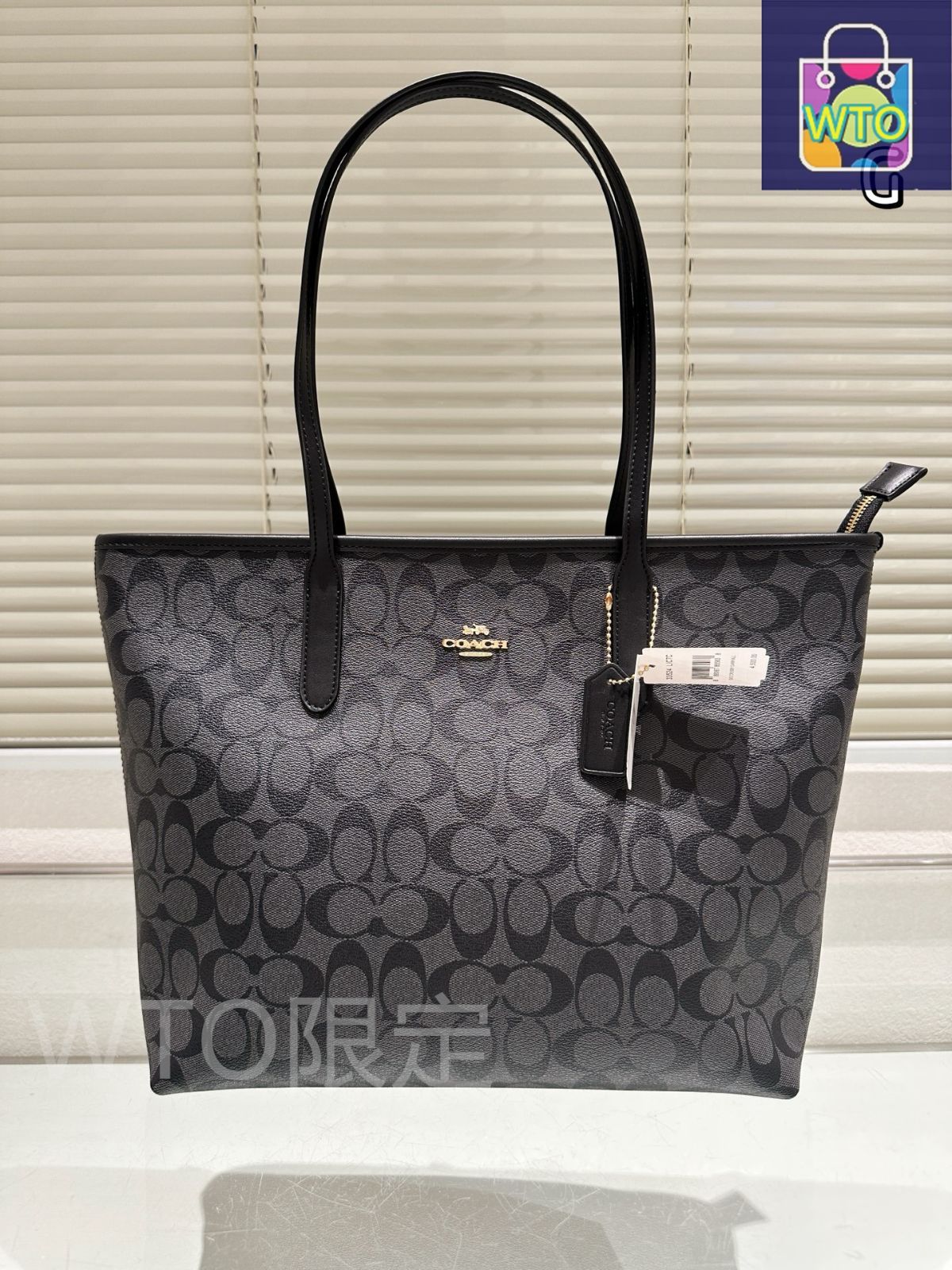 今日特価】COACH コーチ ショッピングバッグ 高品質でファッショ