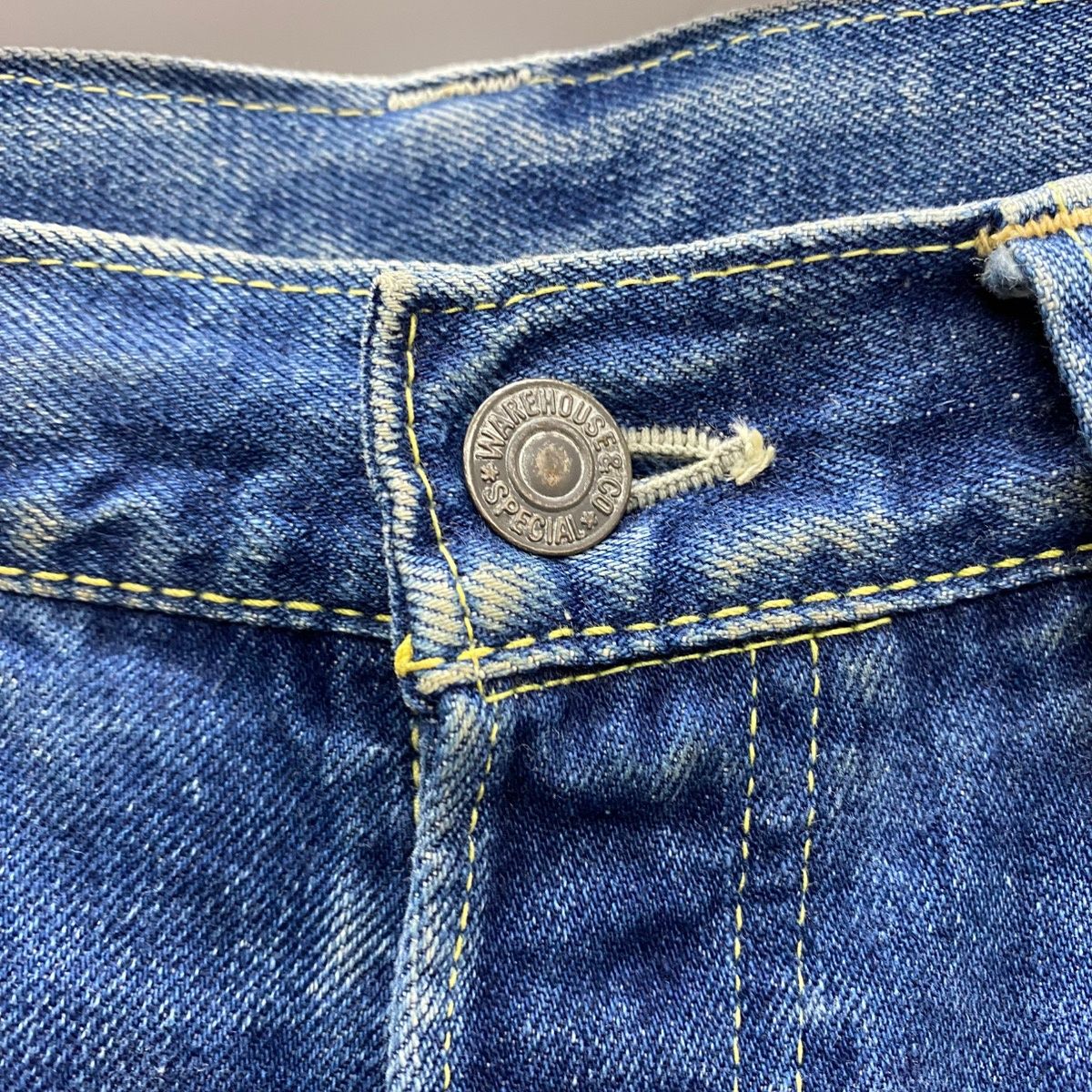 ウエアハウス WAREHOUSE 1001XX GENUS デニムパンツ W32 デニム ブルー