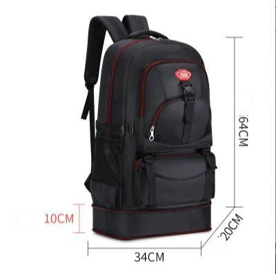 リュックサック、デイパック メンズ スポーツ アウトドア 丈夫 耐久性 ローヤーズバッグ 防水 大容量 50L USB充電 登山 型崩れし