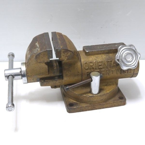 ORIENTAL オリエンタル パテントバイス R10 No.3 回転式万力 最大口開き約130mm 口幅約85mm ≡DT6212