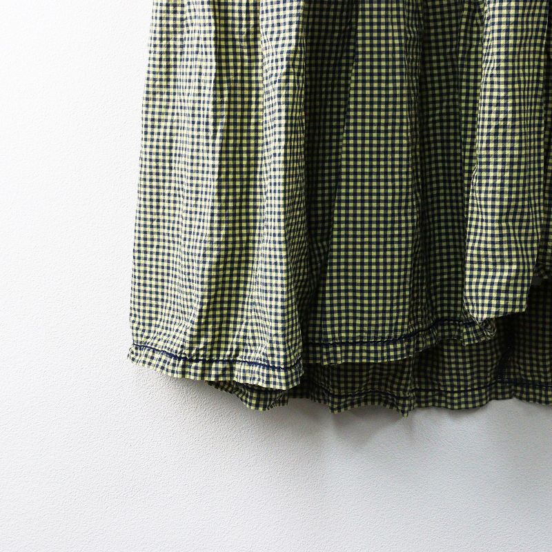 ハイカウントギンガムチェックスカート