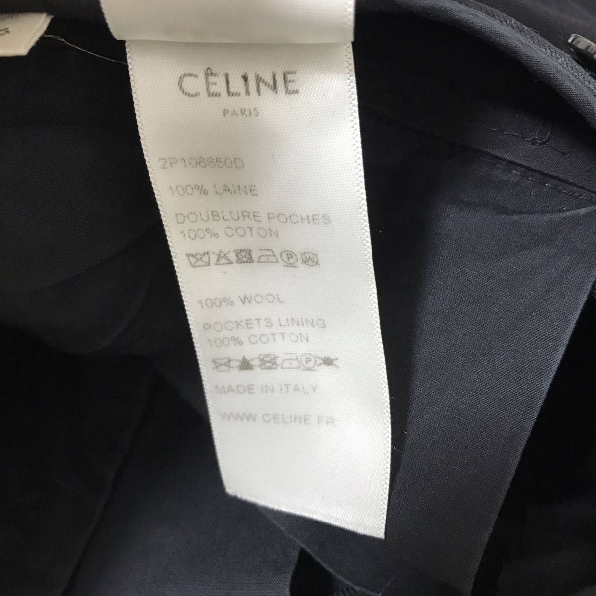 CELINE(セリーヌ) パンツ サイズ36 S レディース ツープリーツニュー