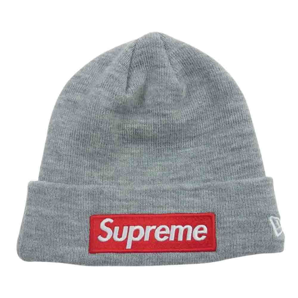 supreme boxlogo 安い キャップ グレー