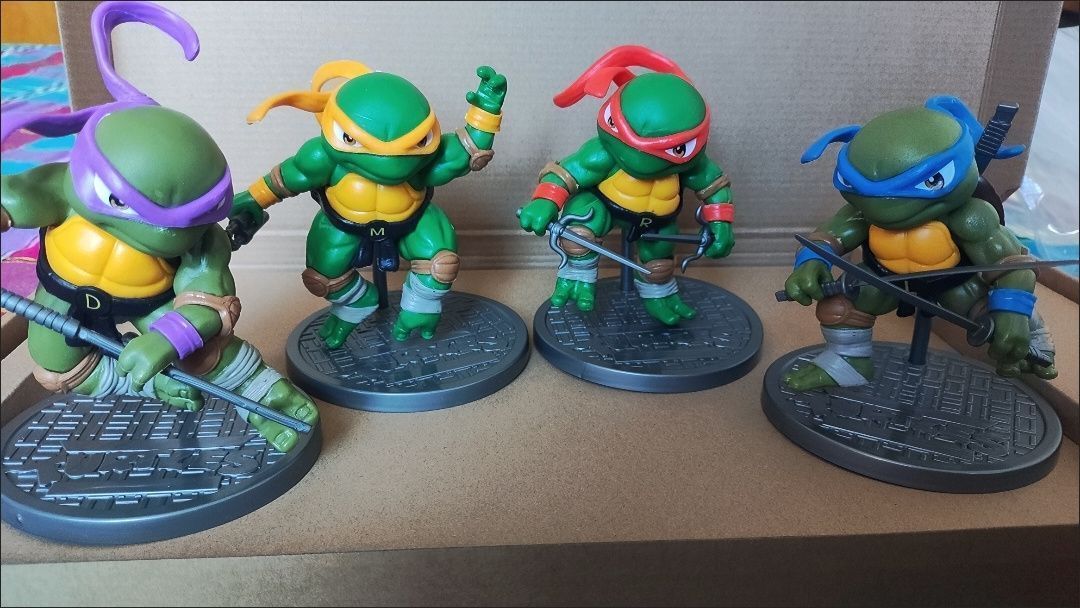 ミュータントタートルズ 4体セット フィギュア JoyToy 1/18 ティーン