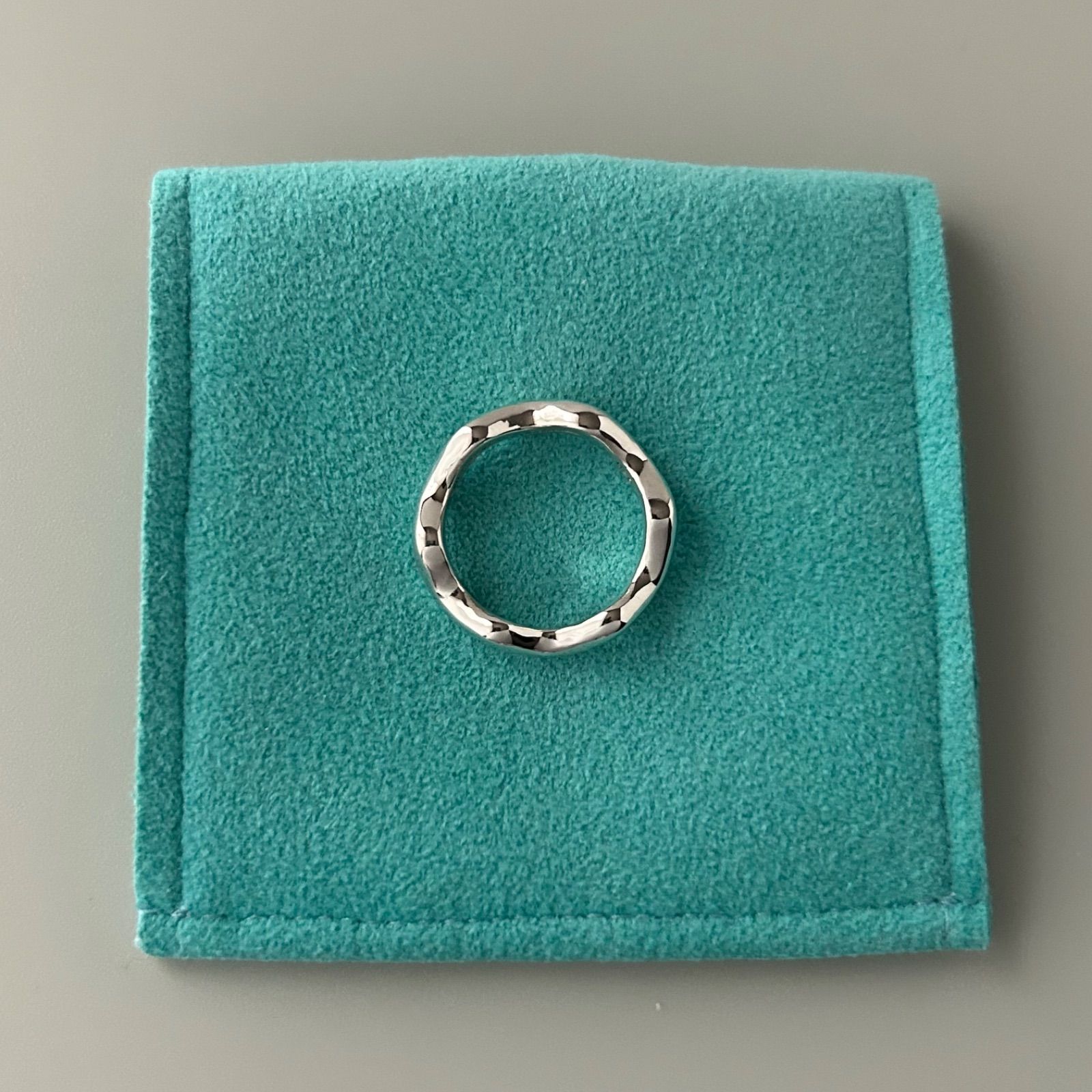 ティファニー TIFFANY パロマピカソ ウェーブ リング ジグザグ 7号