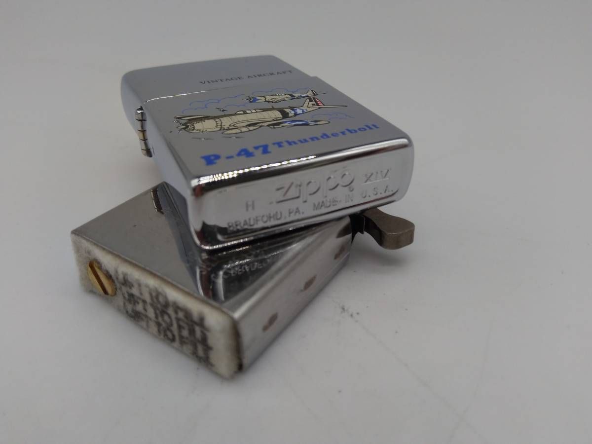 Zippo vintage aircraft 1998年 P-47ThunderboIt 使用済み 【公式通販】