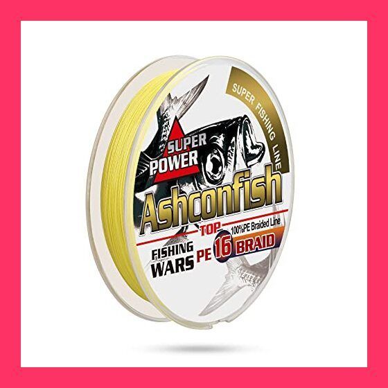 Ashconfish 釣り糸 16編 マルチカラー 1000M PE ライン Ashconfish