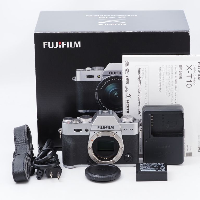 FUJIFILM フジフイルム ミラーレス一眼 X-T10 ボディ シルバー X-T10-S