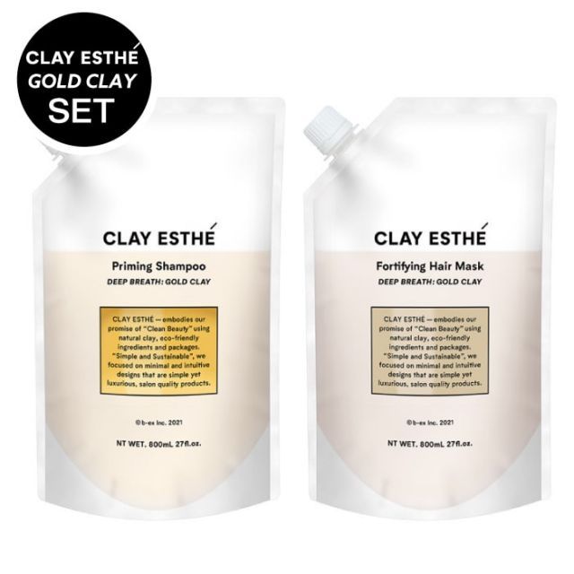 詰替用セット GOLD CLAY 】CLAY ESTHE クレイエステ プライミング 小売