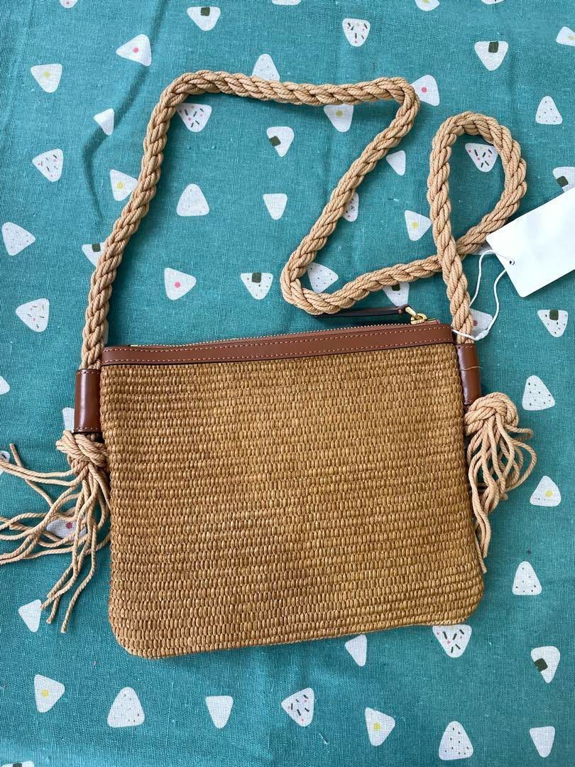 MARNI ラフィアロゴ刺繍ロープチェーンショルダーバッグ - メルカリ