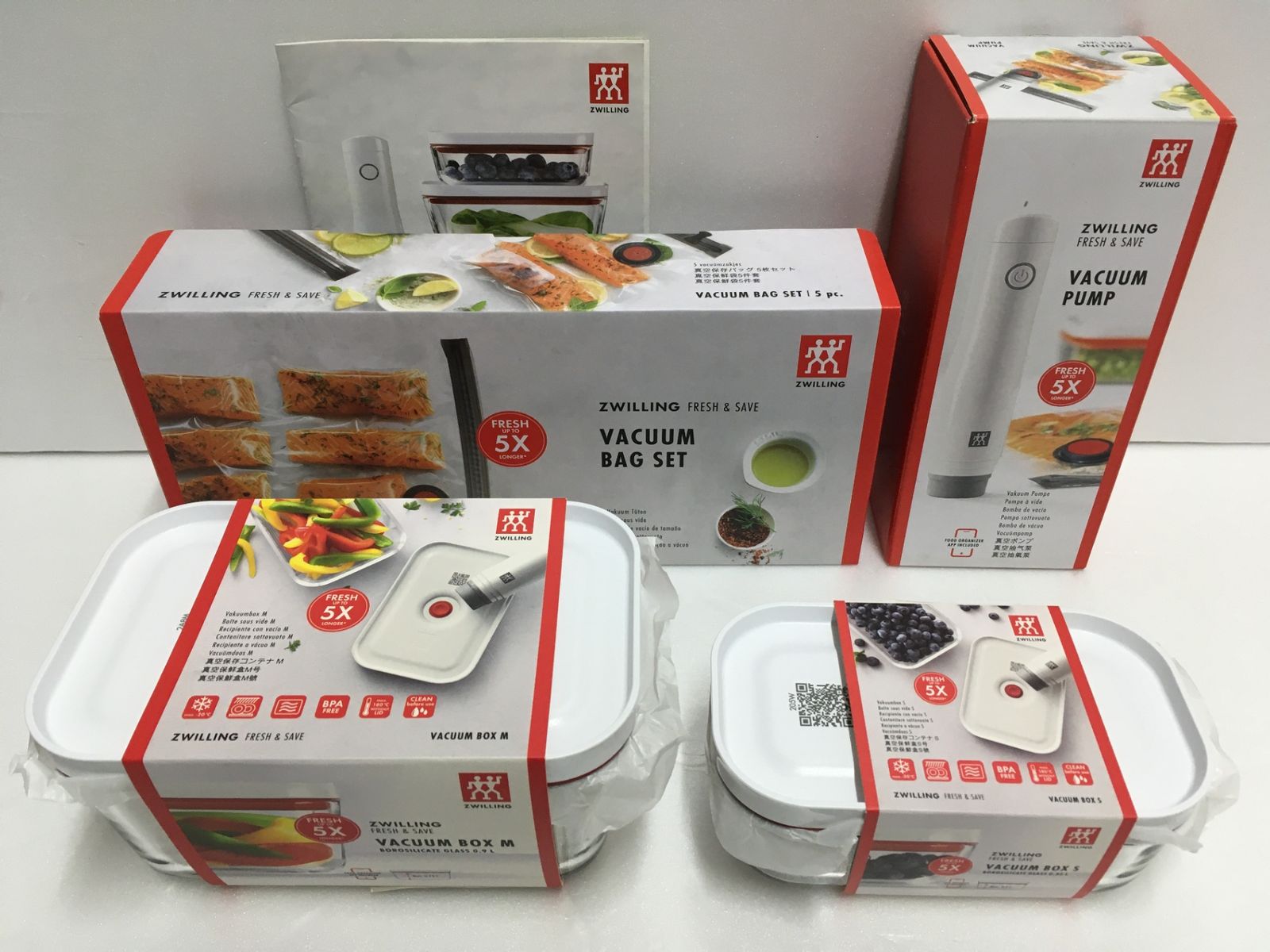 送料無料※ ZWILLING ツヴィリング フレッシュ&セーブ 真空ポンプ 4点