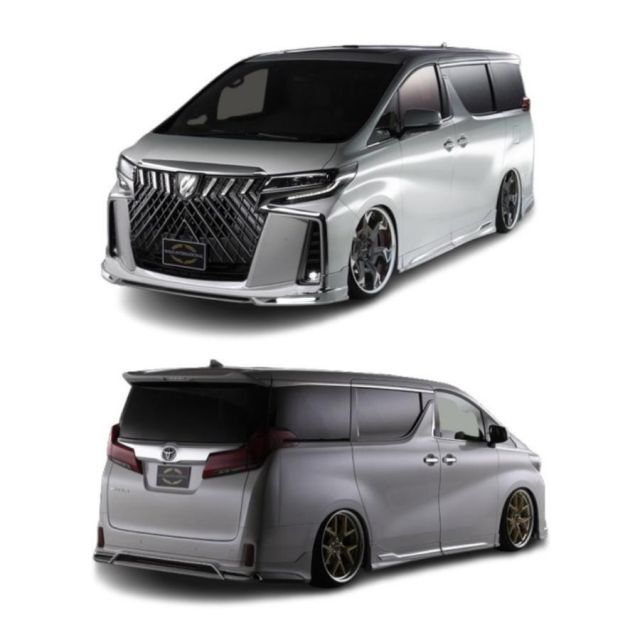 WALD EXECUTIVE LINE トヨタ 30系 アルファード S SC SR 後期 フルキット 3点 メッキ無 ヴァルド エアロセット エアロキット エアロ パーツ
