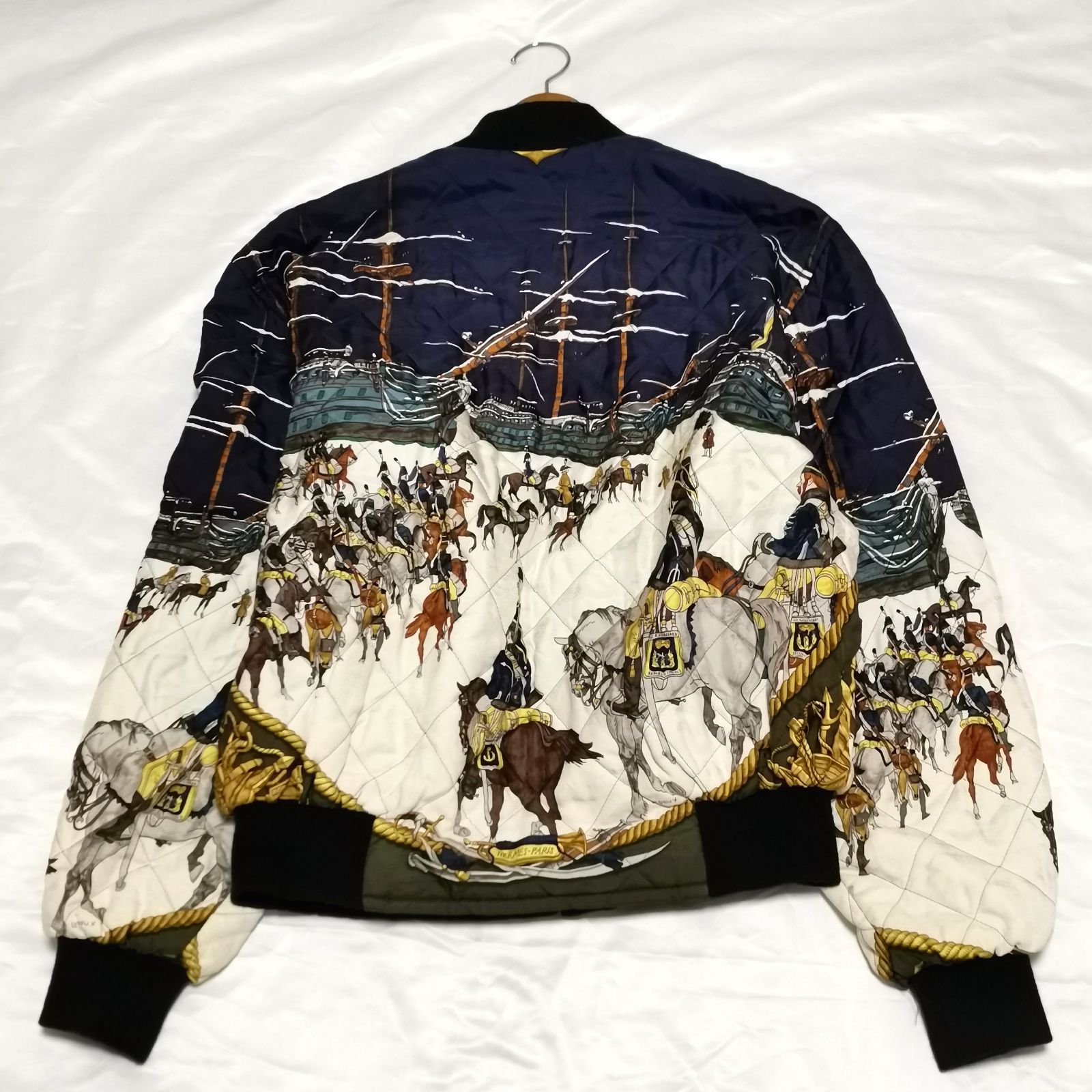 エルメス　50 ジャケット　ツートーン 9739086-01.jpg
