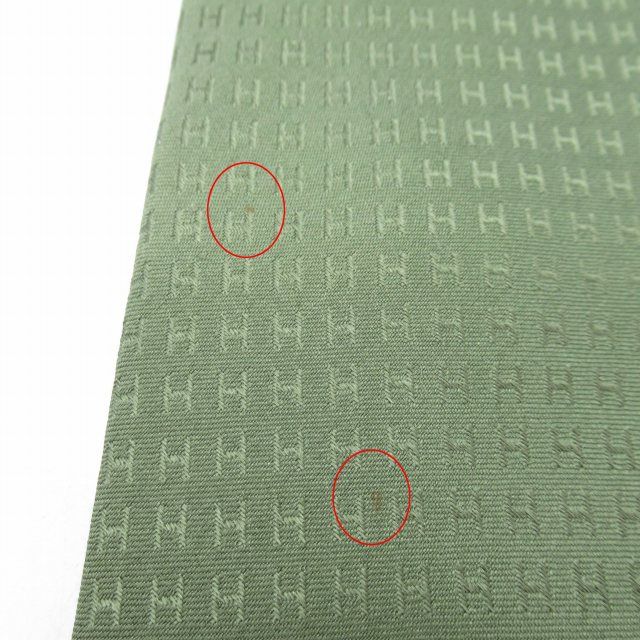 エルメス　ネクタイ　緑　シルクジャガード 楽天市場】HERMES(エルメス) ネクタイ 黄緑 シルク 100