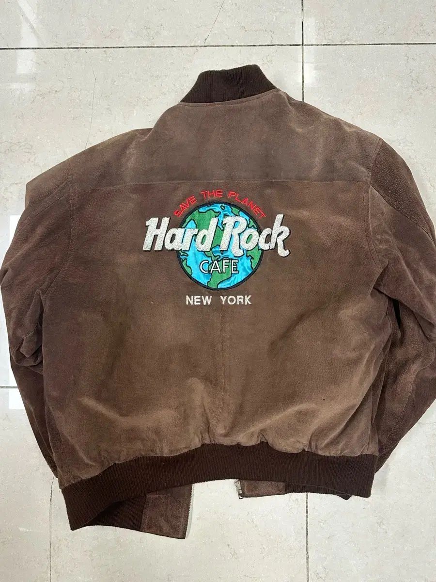 M 100 ー 105 おすすめ |ヴィンテージ Hard Rock Cafe ハードロックカフェ ヌバック スタジャン