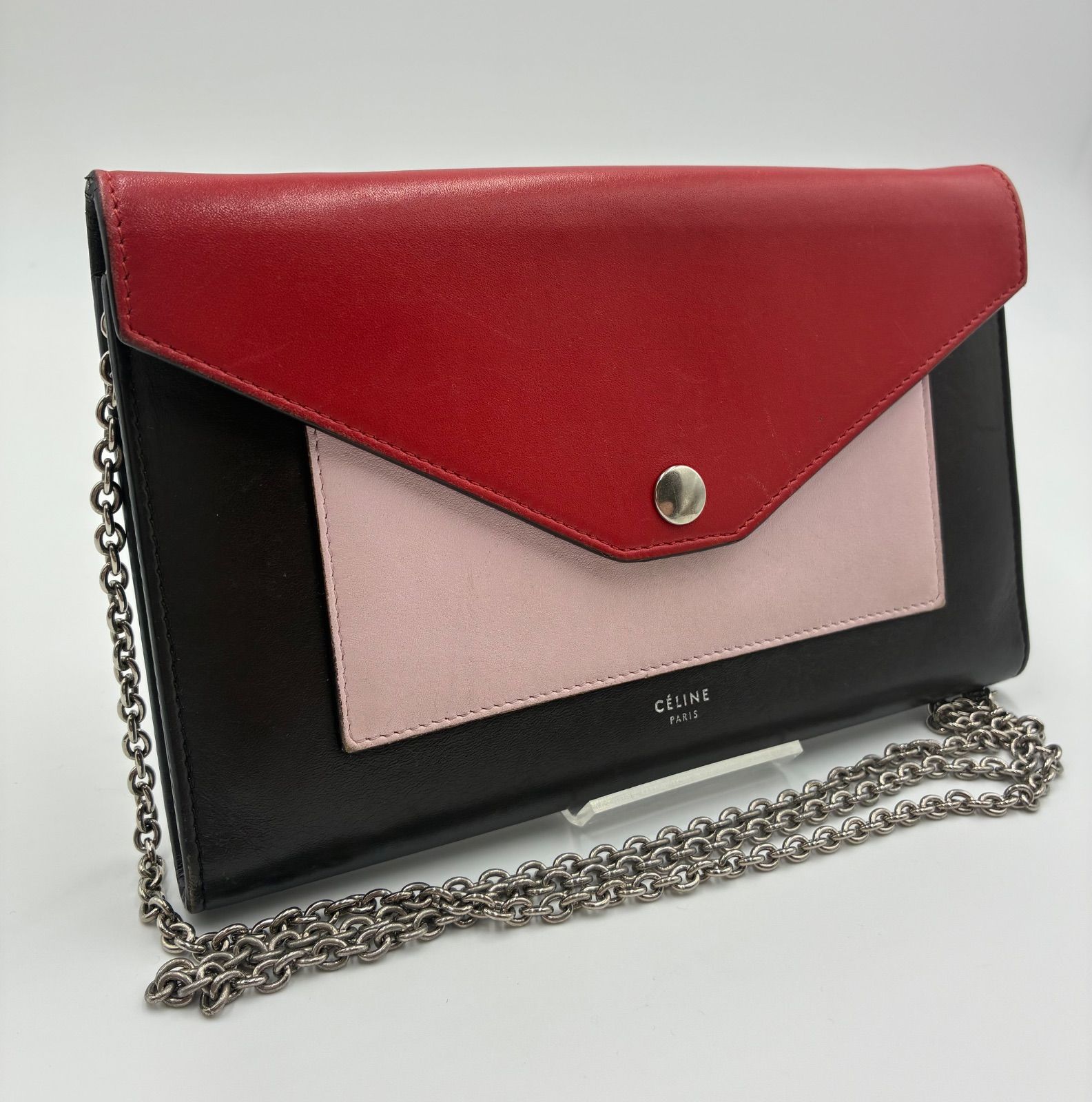 CELINE セリーヌ チェーンウォレット ショルダーバック クラッチ 2way