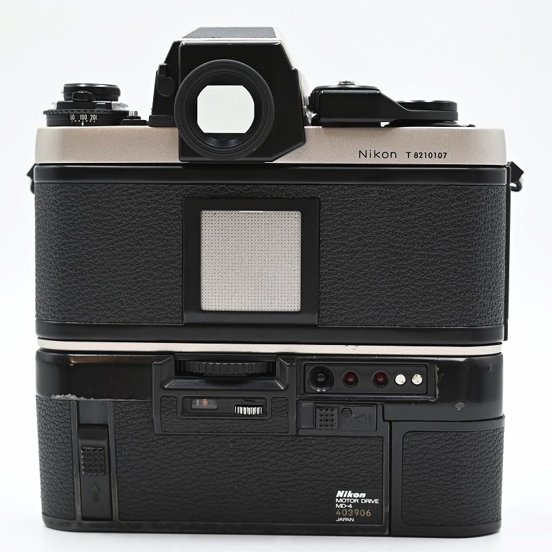 Nikon ニコン F3 T チタンシルバー ボディ MD-4付き フィルム