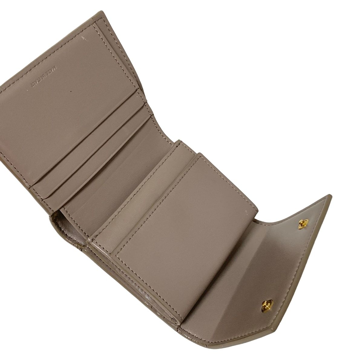 トリフォールドウォレット グレー