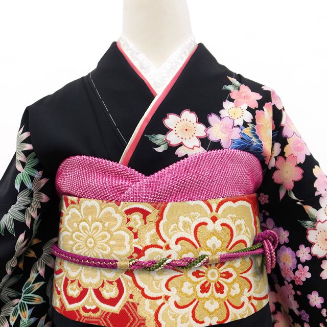 中古】 すごい値！ 袋帯 リサイクル 振袖用 フォーマル 正絹 京都 西陣