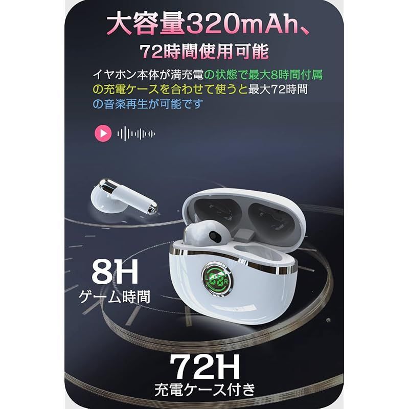 ブランド: Liklokワイヤレスイヤホン Bluetooth 5.3ブラック ブランド: Liklokワイヤレスイヤホン Bluetooth 5.3ブラック