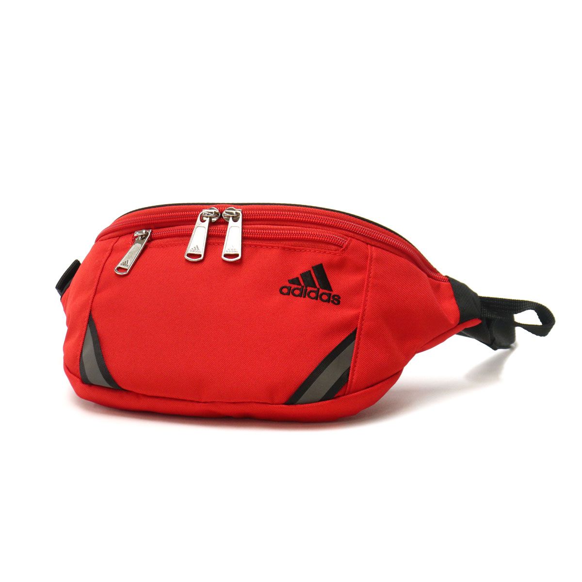 アディダス ウエストポーチ adidas ウエストバッグ ボディバッグ 斜めがけ 軽量 小さめ スポーツ 男子 女子 メンズ レディース 63361 ビビッドレッド(10)
