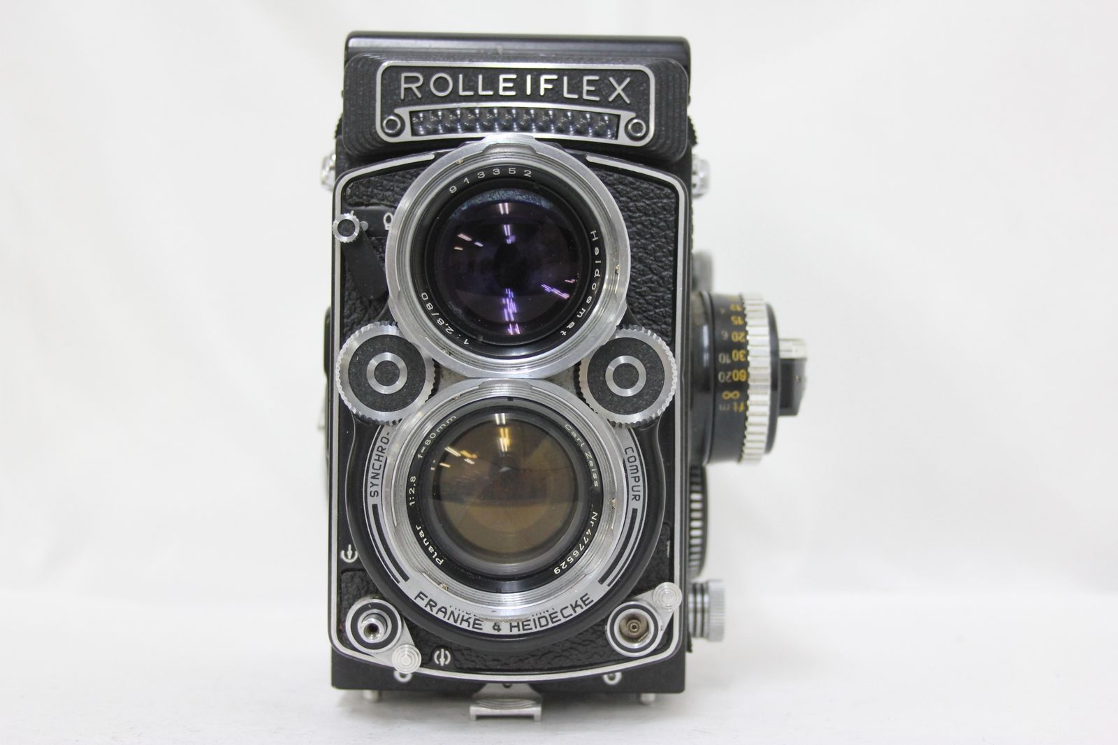 ローライ Rolleiflex 2 8 F Planar 80 mm 二眼カメラ v 7625