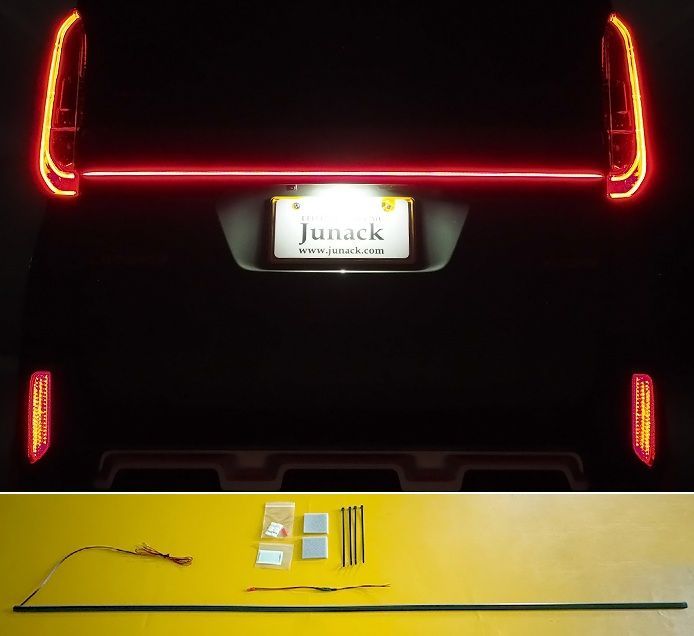 M s 三菱 デリカミニ B34A B35A B37A B38A 2025.5- Junack LEDZARD リ ザード TC LED テール イルミネーション ジュナック 社外 パーツ 部品 イルミ LEDラインバー LEDバー LZR-TC-M2