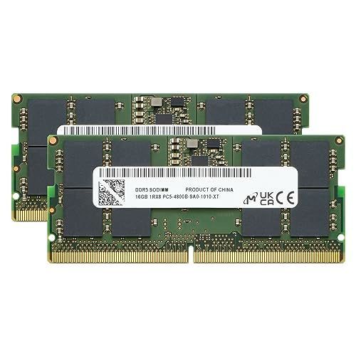 32GB(16GBx2) プリンストン ノートPC用 メモリ Micron純正 32GB(16GBx2