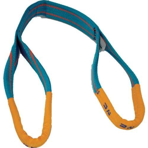 2営業日で発送 テザック Tesac TESAC ブルースリング JIS4等級 両端アイ形 荷重2.0t 全長5.0m 4E50X5 4347